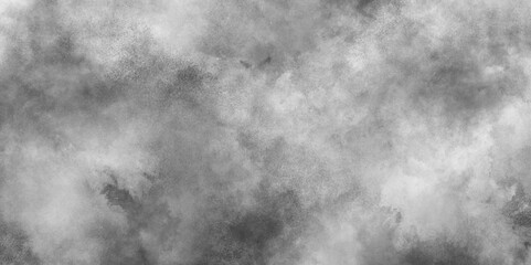 Abstract grunge white or grey watercolor painting background, Concrete old and grainy wall white color grunge texture, Beautiful blurry abstract black and white texture background with smoke.