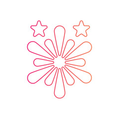Fireworks vector icon