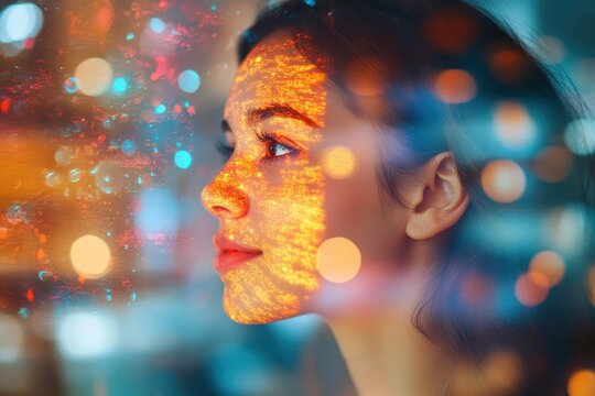 Embracing Neurodiversity in Event Planning: Inclusive Practices and Social Engagement in Ethereal Double Exposure Close-ups at Event Venue