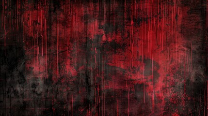 Black and red grunge texture. Scary red black scary background, abstract red background with black grunge background texture in modern art design layout, red paper texture grungy horror, generative ai