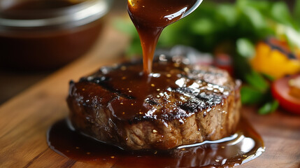 Bernese sauce, based on butter, egg yolks and tarragon, is the perfect complement to filet mignon.