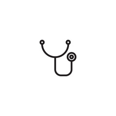 Stethoscope icon vector. Editable icon.