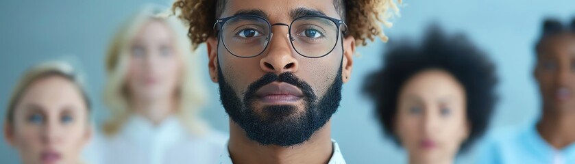 Obraz premium Diverse team discussing new opportunities, career opportunities