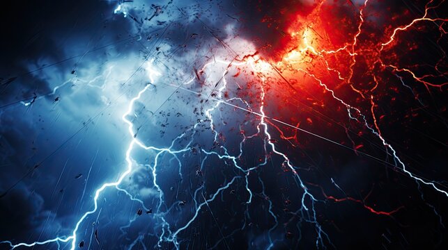 abstrakte rote animierte leuchtende Struktur, Wirbel, Rauch, Qualm, Nebel, Bewegung, Energie, Power, Plasma, Blitze, Strom, Hintergrund  