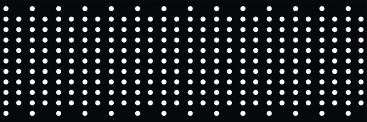 Background with monochrome dotted texture. Polka dot pattern template .Vector Illustration.