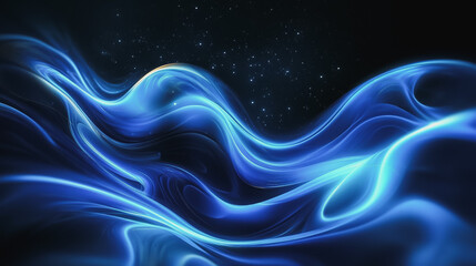 Abstract digital background electromagnetic wave background Innovation digital wave background information technology background The background is the background. gradient wave digital wave banner