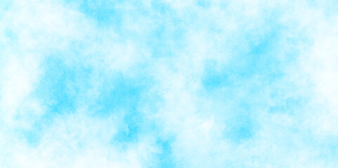 blurred and grainy Blue powder explosion on white background, Classic hand painted Blue watercolor background, Natural and cloudy fresh blue sky background, shiny and soft sky blue watercolor texture.