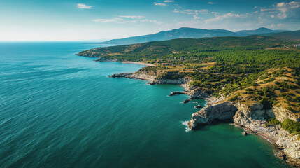 the seashore. International Black Sea Day. sea waves.