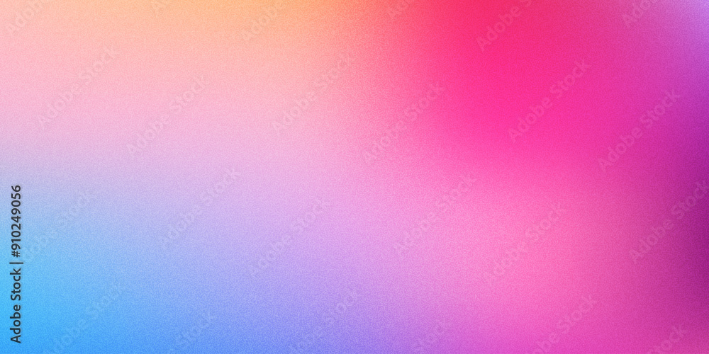 Poster color gradient background, abstract orange grain gradation texture, vector pink noise texture blur a