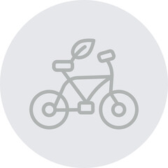 Riding Vector Line Grey Circle Grey