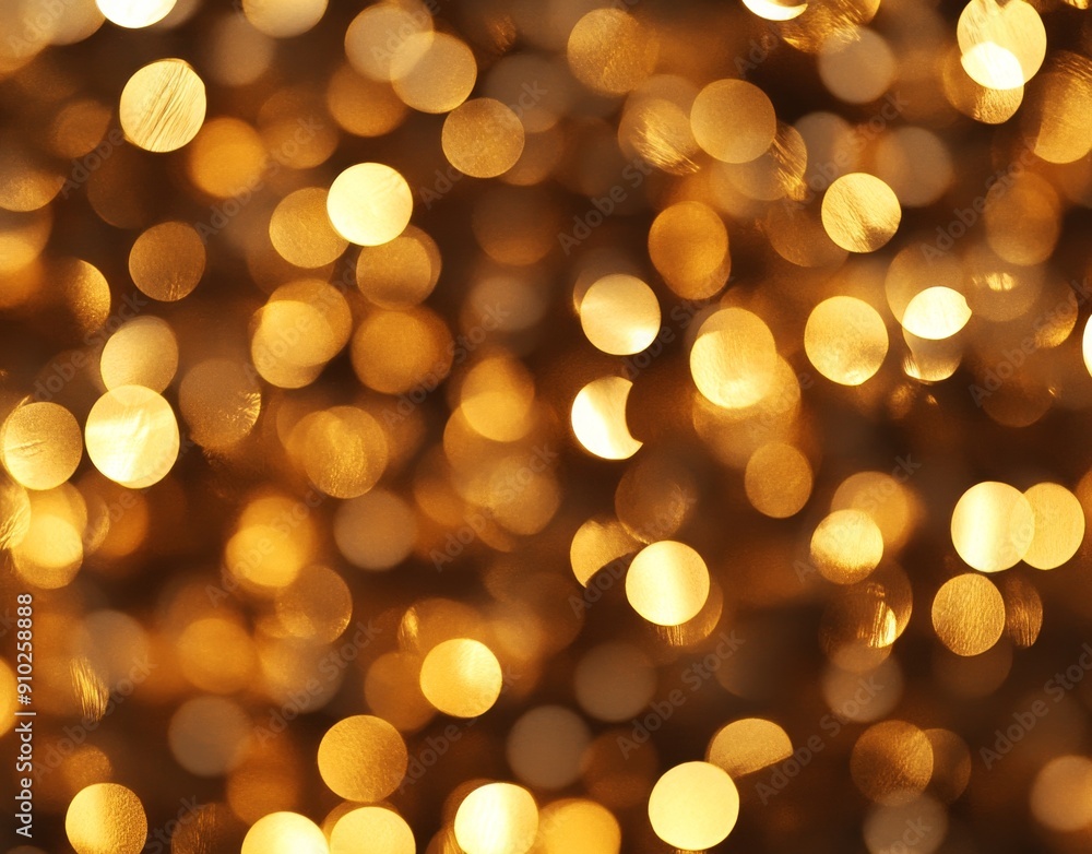 Poster a shimmering backdrop of golden bokeh lights creating a warm, festive atmosphere.