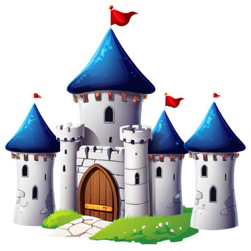 recommend clip art: clipart isolated of old castle illustration