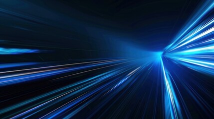 Abstract Blue Light Speed