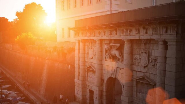 monumental Land Gate , Zadar, Croatia