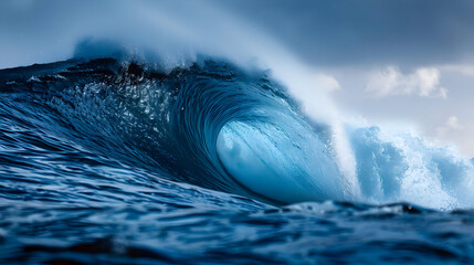 Blue Ocean Wave Photo