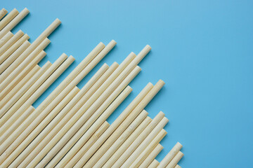 Abstract background made of sticks in the form of a business graph.