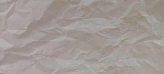 wrinkled crumpled  white paper background