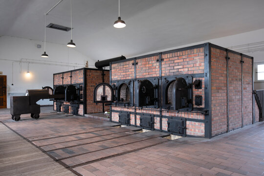 Incineration plant of the company Topf und S&ouml;hne in the crematoria of Buchenwald concentration camp to burn a great number of bodies in a short period. Weimar, Germany, July 23 2024