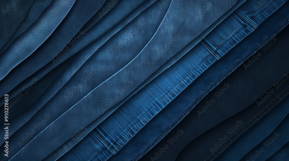 Poster abstract blue background with layered lines and textured surfaces.