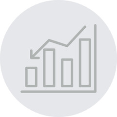 loss Vector Line Grey Circle Grey