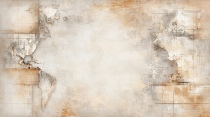 Fototapeta premium Abstract grunge background with brown and white color palette. Suitable for vintage, rustic, and industrial design projects.