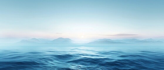 Obraz premium Northern sky, gradient from pale blue to deep midnight blue, background, mobile wallpaper, mobile screen wallpaper, mobile phone wallpaper