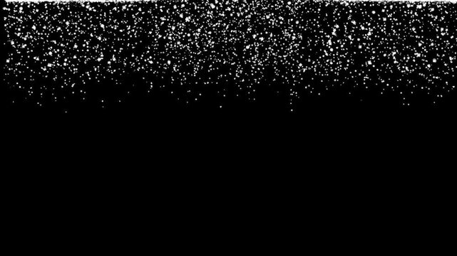 dust particals flying against black background 4k