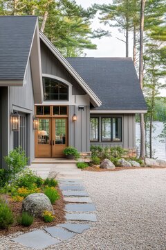 new england home exterior design with Curb Appeal  