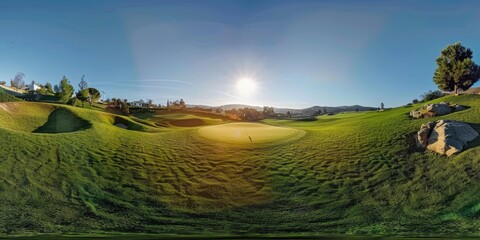 360 Degree Golf Course Photographs