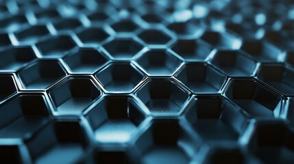 Obraz premium Abstract Hexagonal Pattern