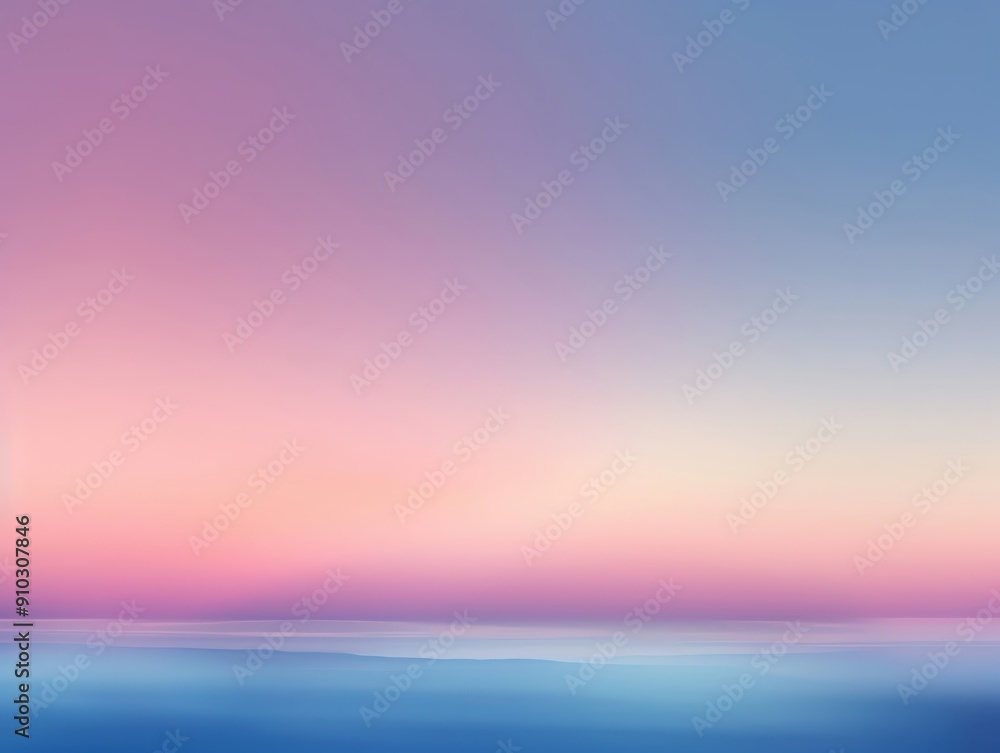 Poster a serene gradient of colors blending smoothly, creating a tranquil atmosphere perfect for background