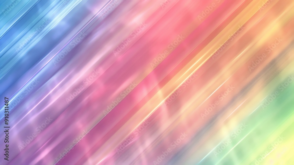 Poster colorful abstract background with smooth gradients and soft light effects, ideal for digital art and