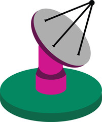 Modern Tower with Wi-Fi Signal and Network Sharing Icon Design in Vector Format | EPS File | Digital Communication and Connectivity Symbol