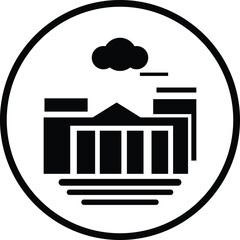 Home Icon Design with Travel Theme – EPS File for Easy Customization and Versatile Use in Travel and Real Estate Projects, Perfect for Web and Print Applications