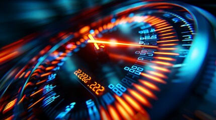 Speedometer Abstract.