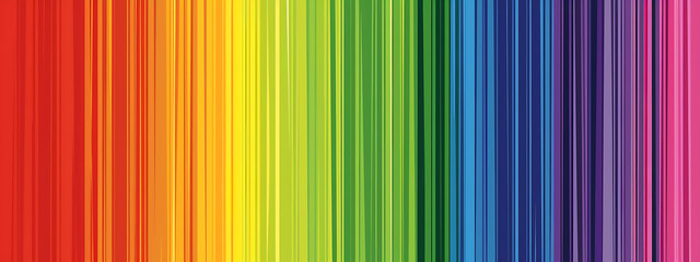 Abstract rainbow stripes background, red, yellow, blue, vibrant, colorful, happy, summer, party, celebration. 
