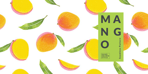 Mango packaging design templates, Modern style vector illustration.