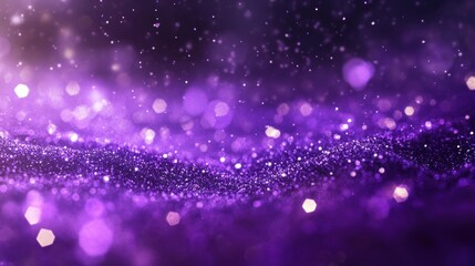 Purple Glitter Abstract Background