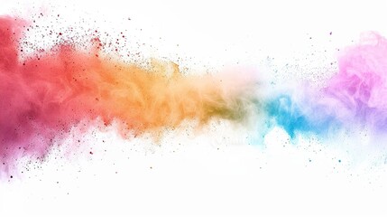 Abstract Powder Splatted Background