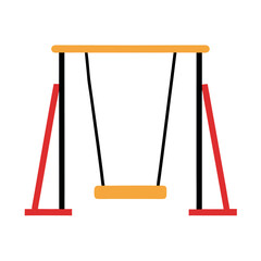 beautiful Swing icon vector illustration