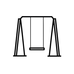 beautiful Swing icon vector illustration