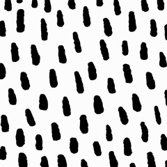 Square hand drawn pattern, textured pencil vertical organic blots on white background. Grunge doodle illustration, curved lines, brush strokes, scribble elements.