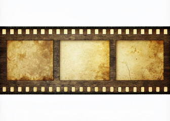 Film frame photo strip high-resolution blank filter. 35mm scan template texture effect. Trendy editable camera roll social stories design. Isolated vintage analog cinema empty scratches mockup.