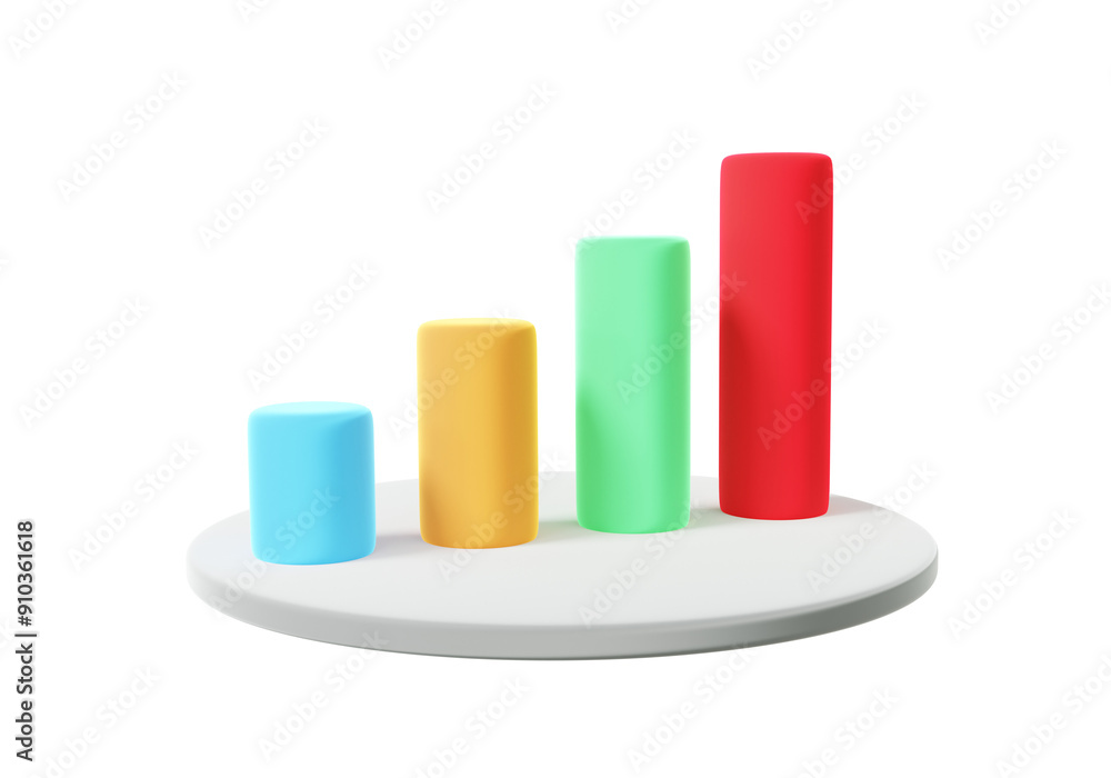 Poster grow optimization profit successful analytics stock market graph statistics data growth strategy inv