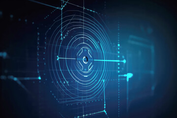 Obraz premium generated illustration of Passwordless Login with Passkey Concept