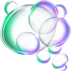 Vibrant Bubble Soap Transparent