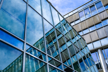 Obraz premium typical windows of an office building