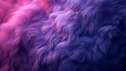 Fototapeta premium Abstract Purple and Pink Furry Texture Background - A close-up image of soft, fluffy fur in shades of purple and pink, symbolizing luxury, comfort, softness, warmth, and tranquility.