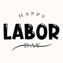 Happy Labor day new and modern design