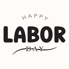 Happy Labor day new and modern design